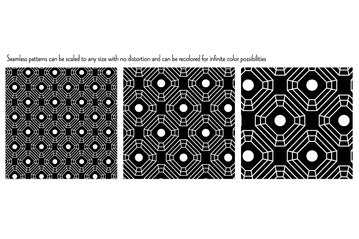 Gold Art Deco Seamless Patterns preview 3