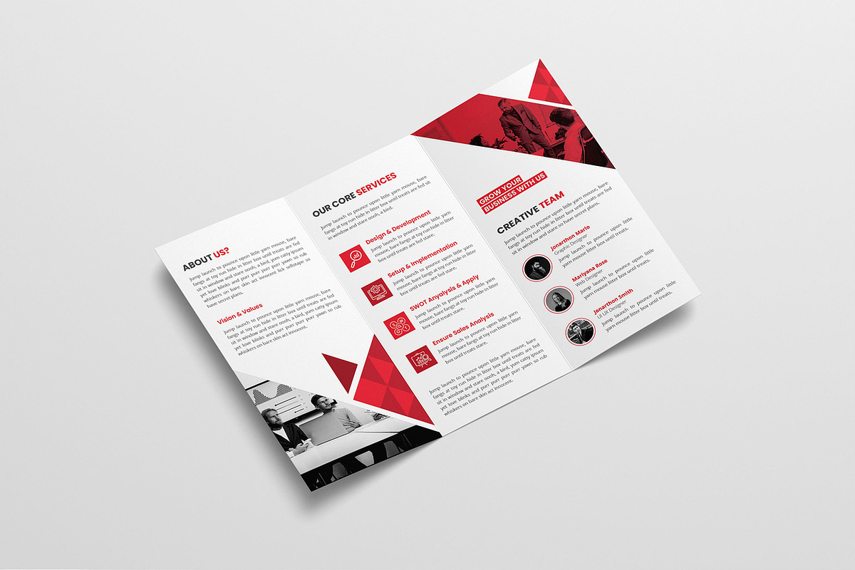 Tri-fold Brochure | Word & InDesign, a Brochure Template by TheBrightGrap (Photo 2 of 3)