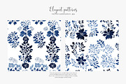 watercolor pattern damask textures, a Pattern Graphic by Patishop Art (Thumbnail 2 of 9)