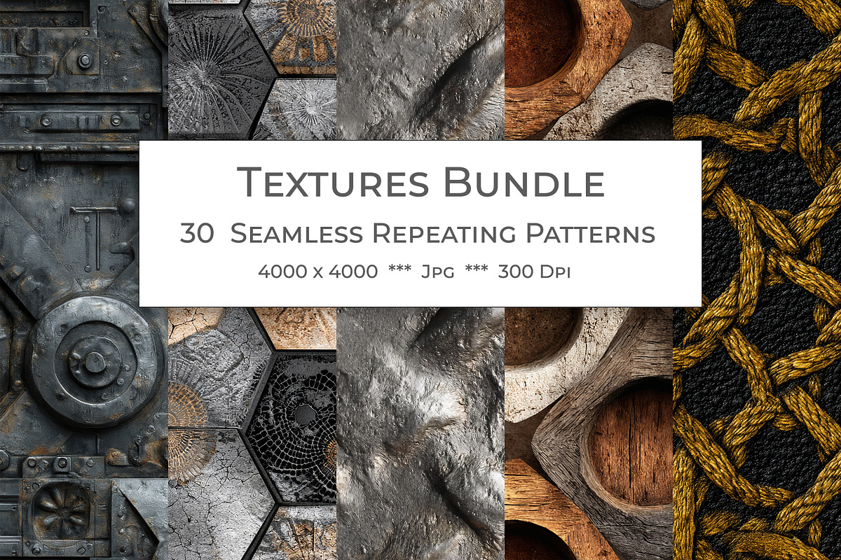 Textures Bundle, a Pattern Graphic by karenfoleyphoto (Photo 1 of 6)