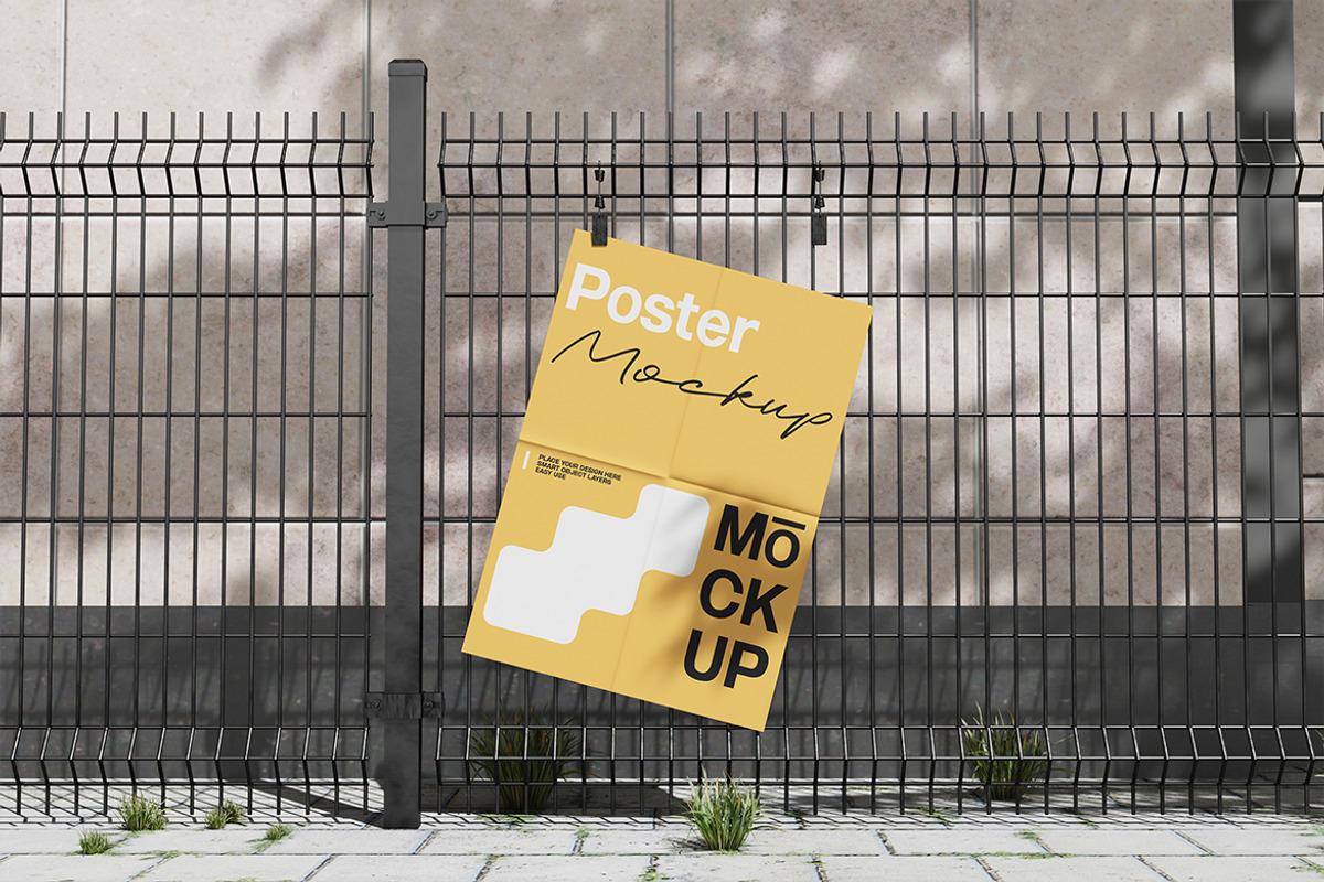 Urban Poster Mockup, a Product Mockup by Pixie Creative (Photo 4 of 4)