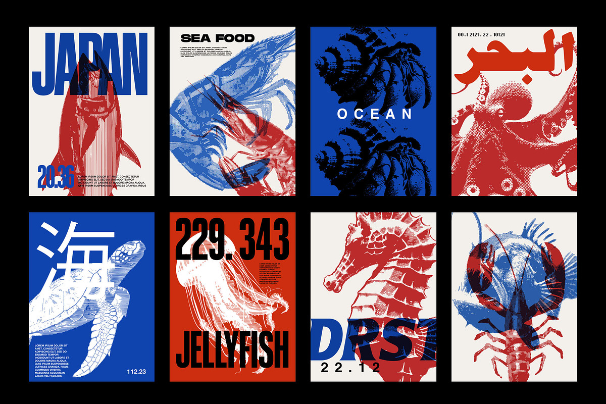 Aquatic Fauna Graphic Collection, an Object Graphic by Irhasalfahad (Photo 6 of 6)