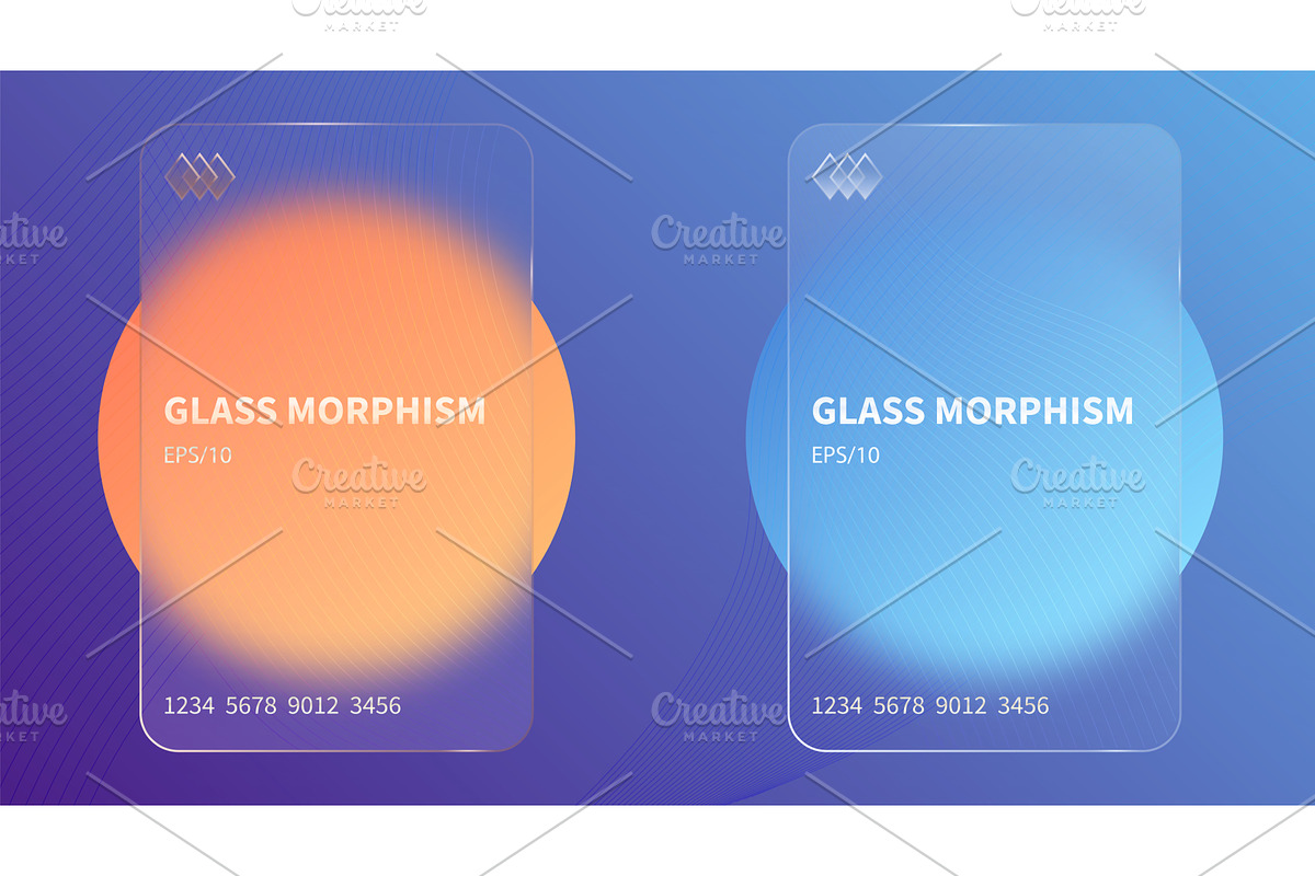 Glass morphism effect. Transparent, a Texture Graphic by Zimages