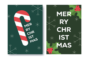 Modern minimalist Christmas cards, a Design Template by Barsuk's Shop