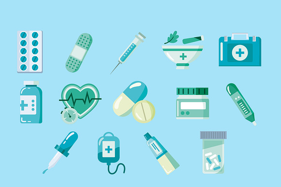 Medical Essentials Illustration Set preview 2