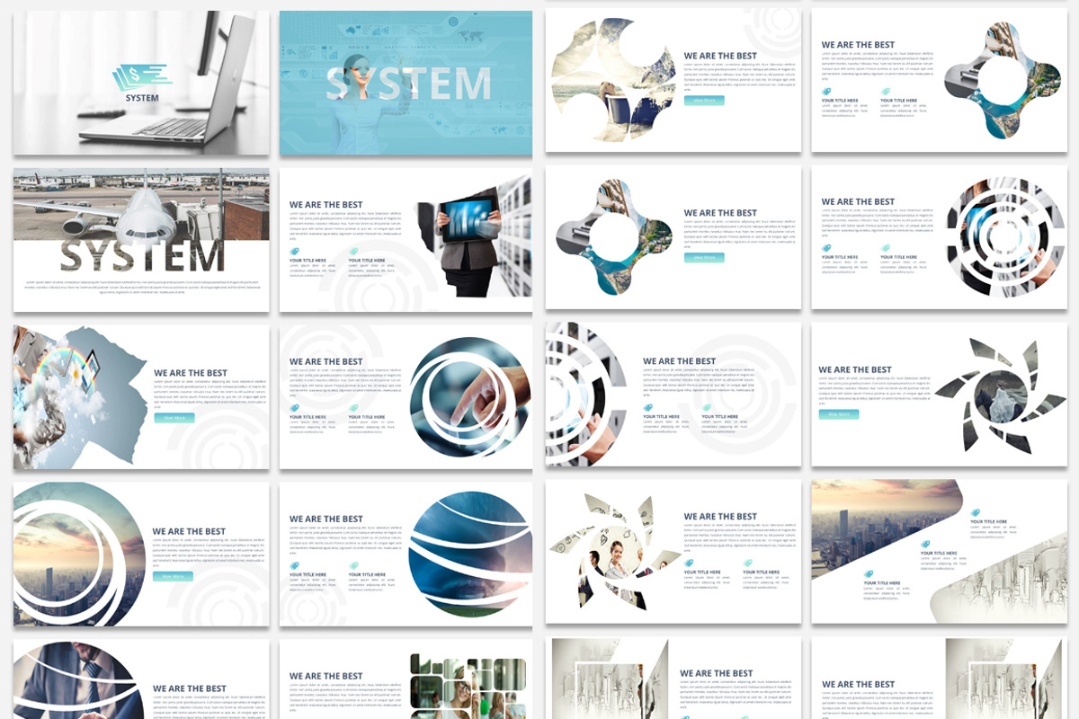 System Powerpoint Template, a Presentation Template by Creative Slides