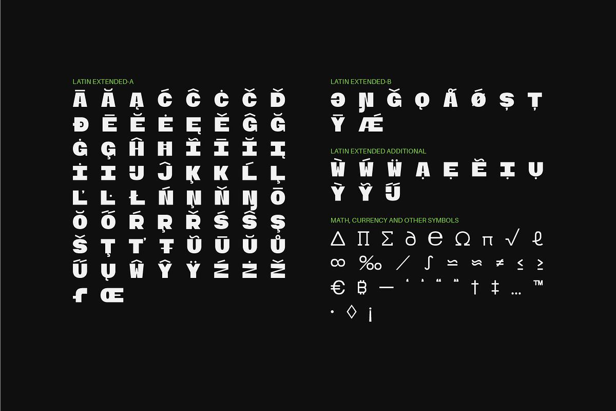 Ogre Mono Grotesk Display, a Font by leme.store (Photo 4 of 10)