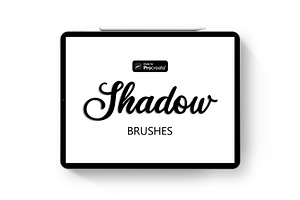 Procreate Shadow Lettering Brushes