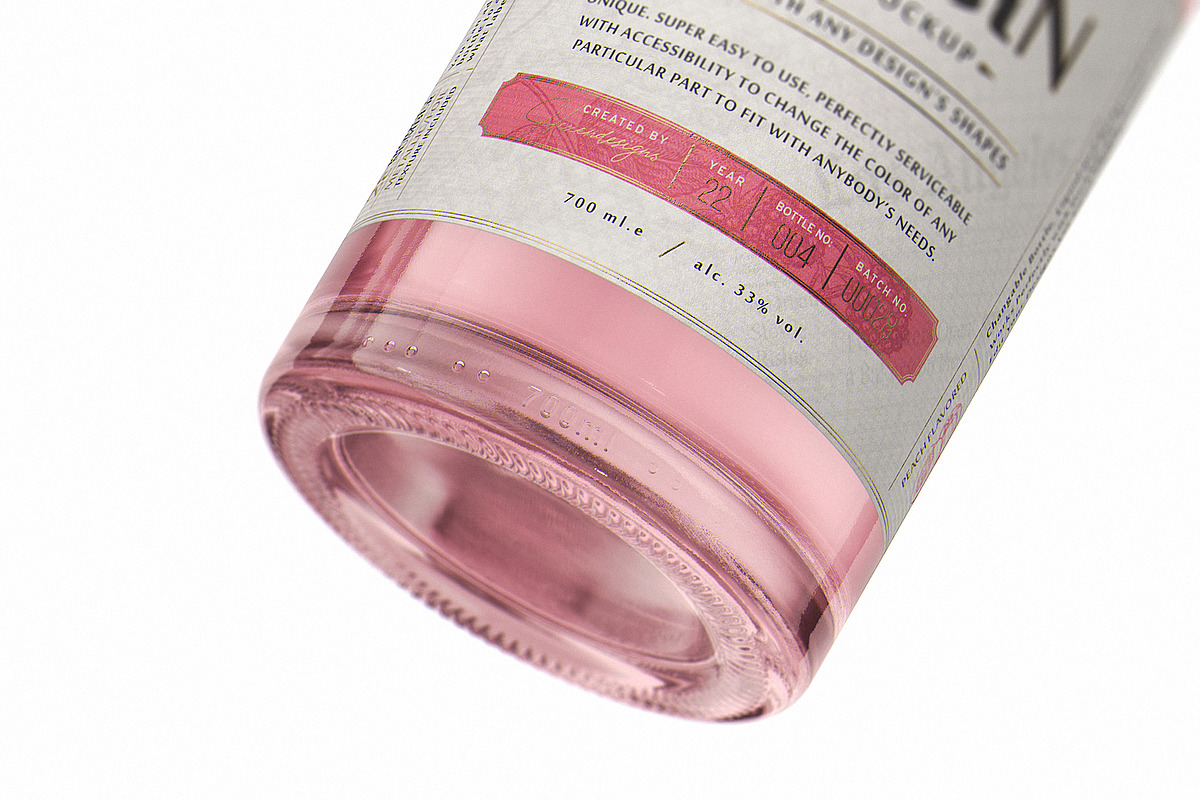 GIN BOTTLE MOCKUP V3, a Product Mockup by HexenDesigns (Photo 13 of 13)