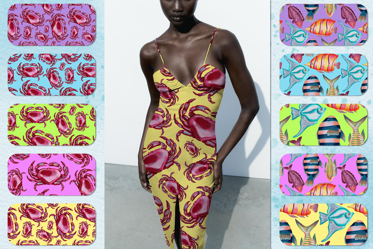 Deep Sea! 160 Marine Patterns, a Pattern Graphic by Andre_Eva (Photo 5 of 9)