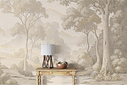 Abstract Forest Art Wallpaper Set, an Illustration by fei long (Thumbnail 2 of 10)