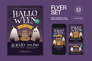 Halloween Club Party Flyer, a Flyer Template by graphicook (Thumbnail 1 of 3)