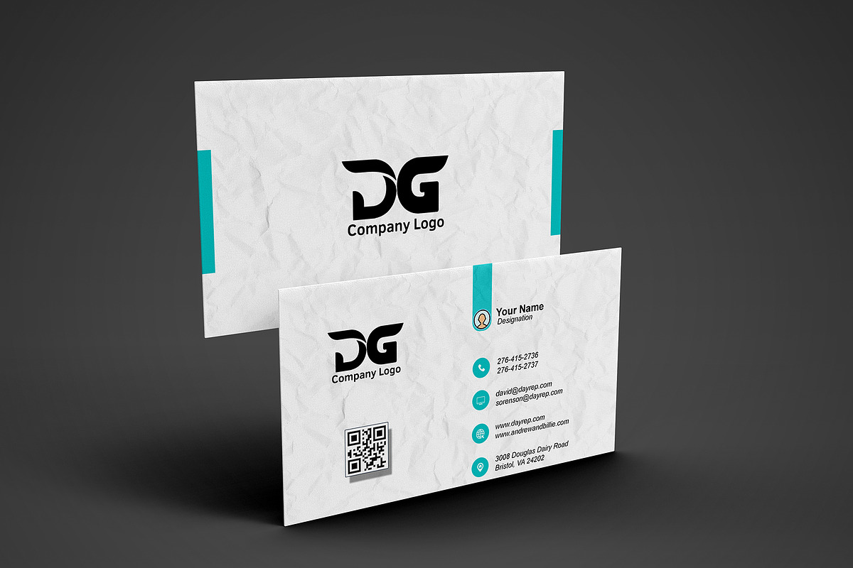Executive Business Card PSD Template preview 3