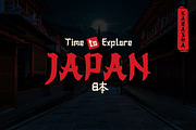Karasha – Japanese Style Font, a Font by NURF Designs (Thumbnail 2 of 10)