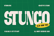 Stunco | Slab Serif Font, a Slab Serif Font by gracetype_studio (Thumbnail 1 of 12)
