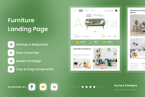 Aurora Designs - Furniture Landing P, an App Template by twinstd