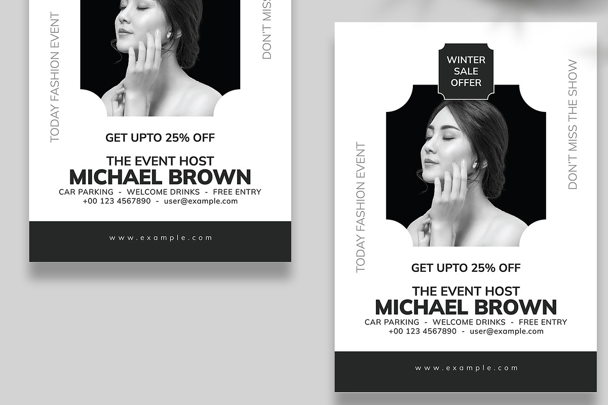Fashion Flyer Design Template, a Flyer Template by MightyDesign (Photo 2 of 5)