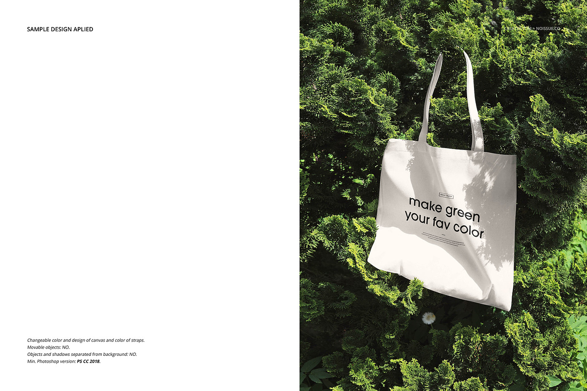 Noissue Tote Bag Mockup Bundle, a Packaging Mockup by creatsy5 (Photo 64 of 67)