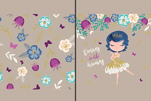 Cute Girl Print & Pattern