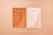 Peach Floral Wedding Templates, a Print Template by Shwet Art (Thumbnail 5 of 10)