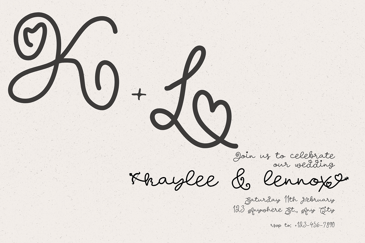 Magic Cupid is a Script font, a Script Font by Brown Cupple (Photo 4 of 9)