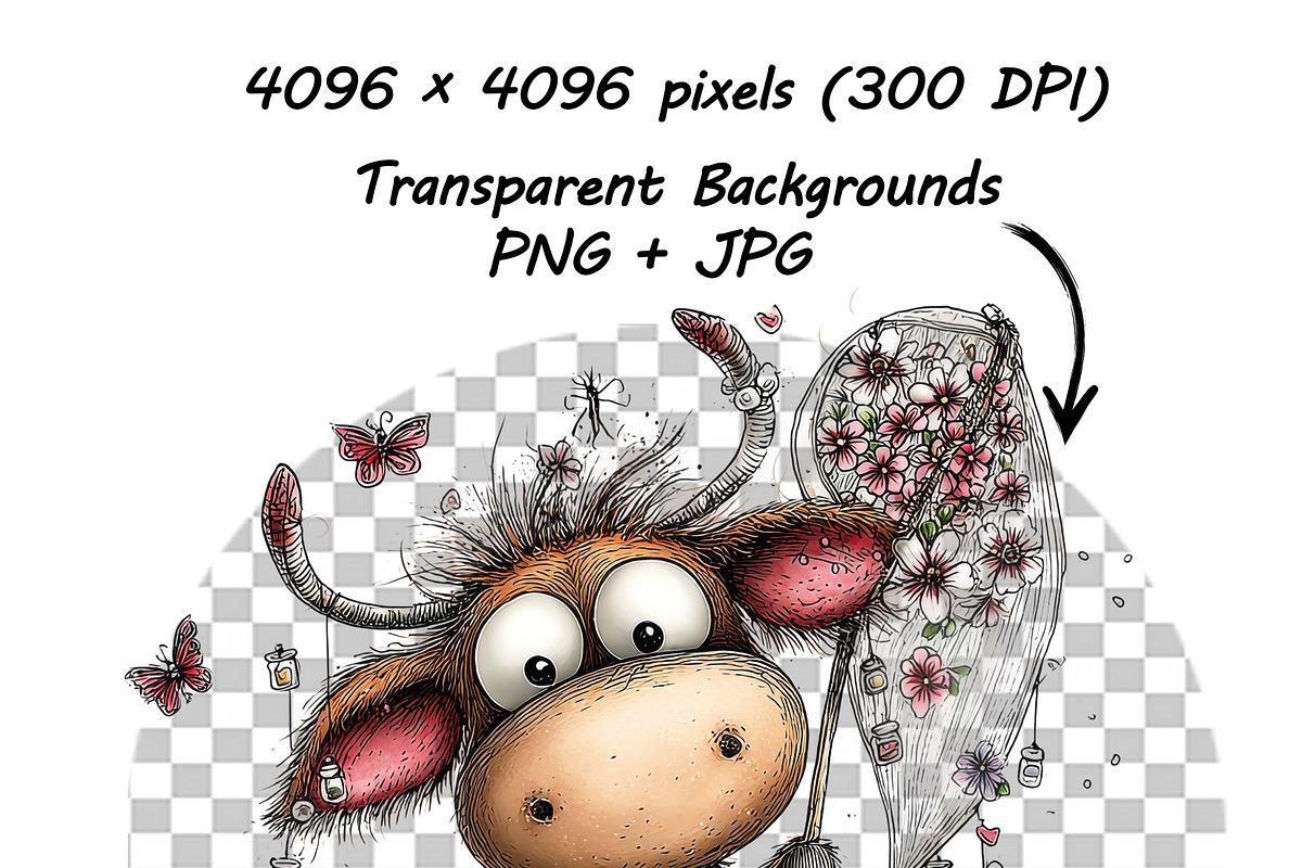 Highland Cow Birthday Animal Clipart, a Graphic by one-touch (Photo 13 of 17)