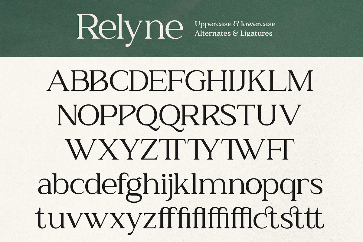 Relyne Serif, a Serif Font by zeenesia (Photo 14 of 14)