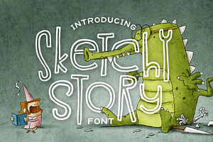 Sketchy Story Font