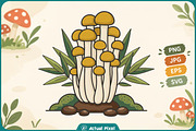 Mushroom Botanical Clipart Bundle, an Object Graphic by Actual Pixel (Thumbnail 8 of 21)