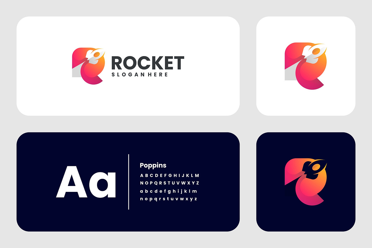 Gradient Modern Rocket Logo Design, a Branding & Logo Template by Artnivora.Std (Photo 2 of 3)