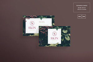 Business Cards Skin Care