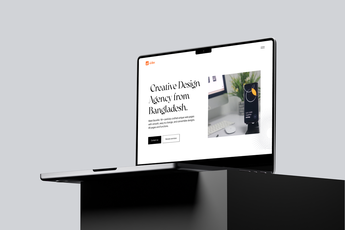 Agency Landing page Design, a Landing Page Template by UiDex (Photo 4 of 4)