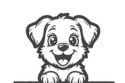 Adorable Puppy Clipart, an Object Illustration by CarWrap design (Thumbnail 4 of 4)