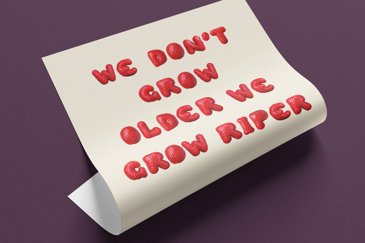 Strawberry Font, a Handwritten Font by Handmadefont (Photo 9 of 10)