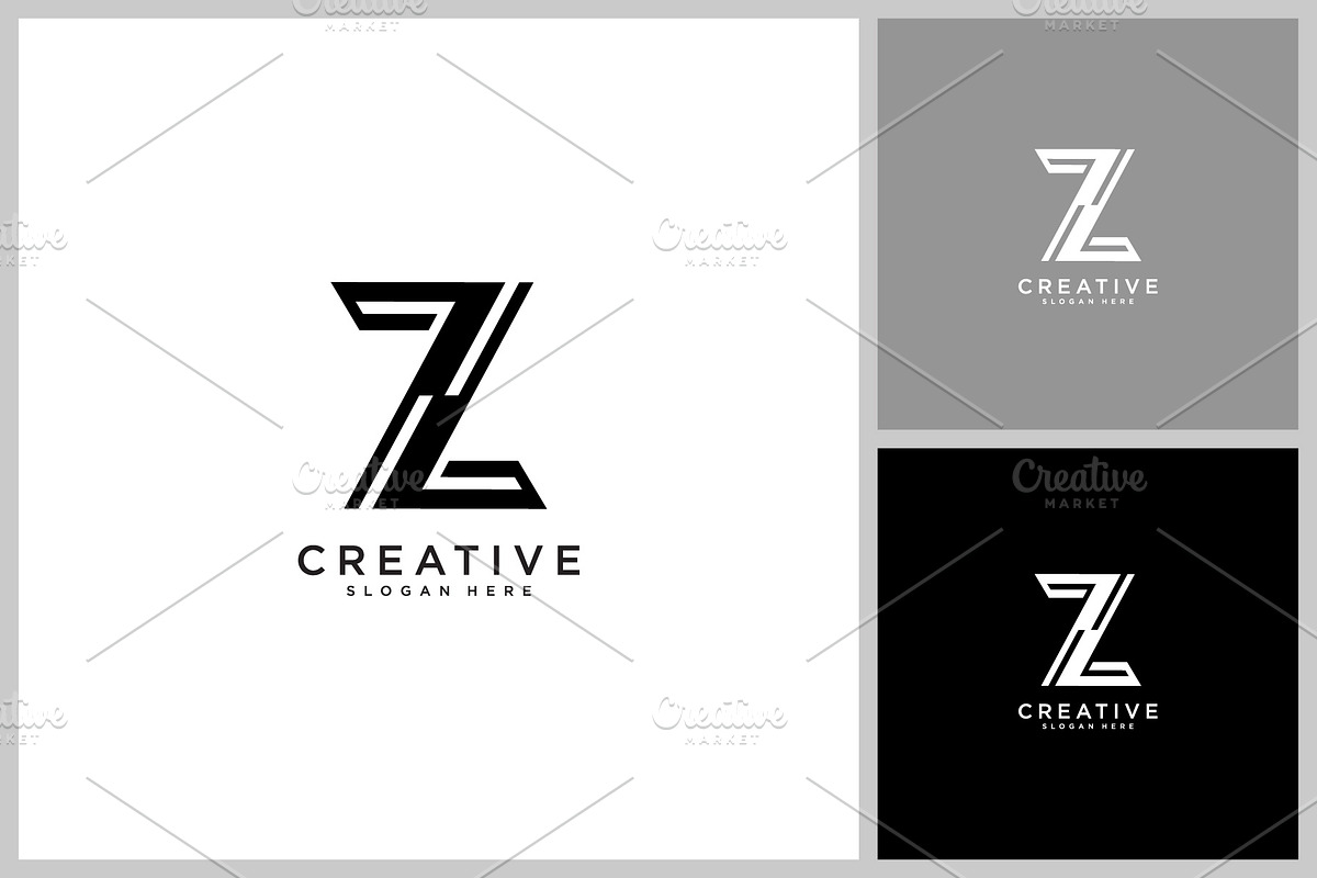 Z letter vector design template, a Branding & Logo Template by quadrazo