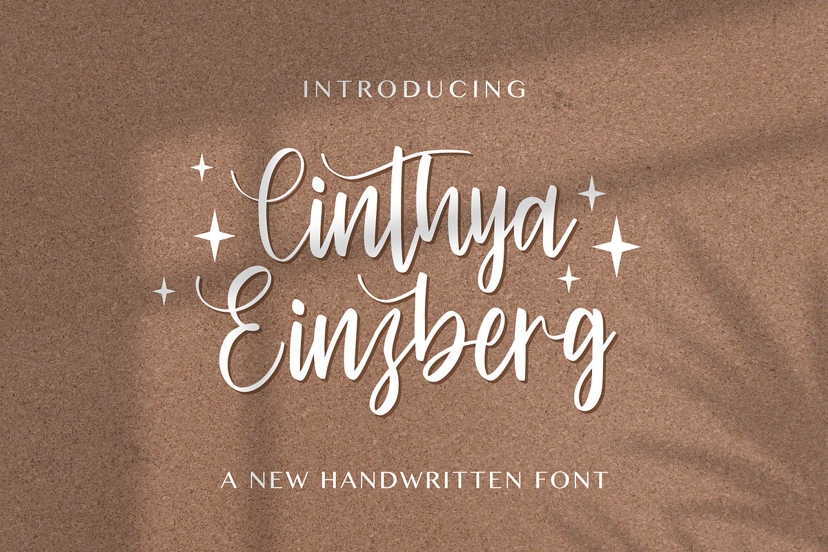 Cinthya Einzberg - Handwritten Font