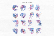 Hydrangea Clipart, Floral Clipart,, an Object Graphic by EllyandLima (Thumbnail 9 of 9)