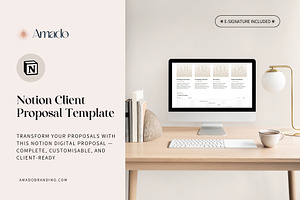 Notion Creative Proposal Template, a Marketing Template by Amado Brand Design Studio