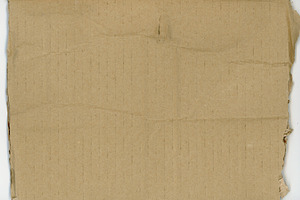 grunge brown corrugated cardboard texture background, a Photo by WorldOfPhotos