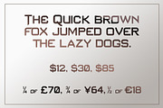 Gothique Modern Sans Serif Font, a Sans Serif Font by Violet on CreativeMarket (Thumbnail 3 of 4)