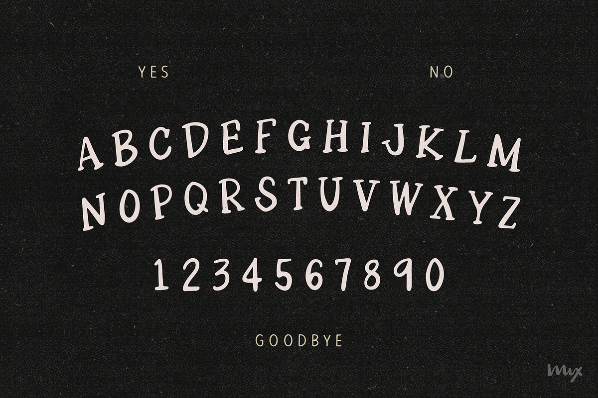 Seance Society — A Spooky Trio, a Handwritten Font by Mix Fonts (Photo 7 of 9)