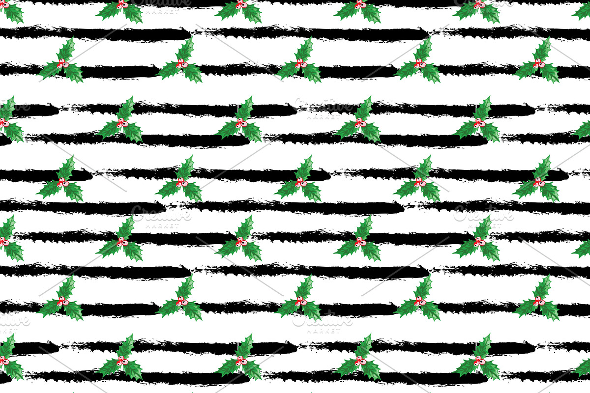 12 Winter Seamless Patterns Set, a Pattern Graphic by Sunset&Sea Design (Photo 3 of 4)