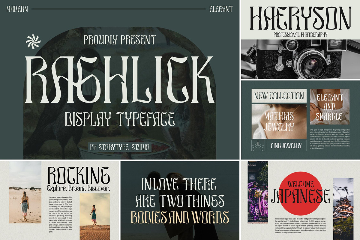 SALE! Attractive Modern Display Font, a Serif Font by Storytype Studio (Photo 6 of 41)