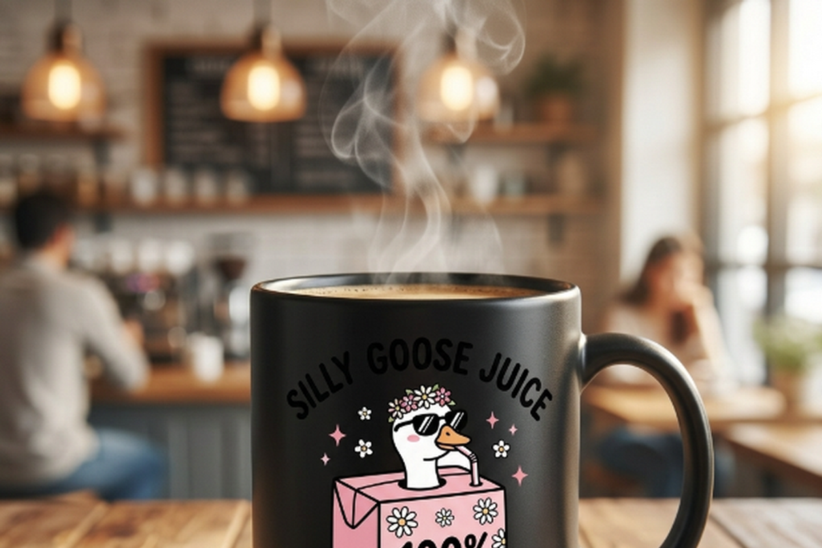 Silly Goose Juice Box PNG Asset, a Shirt Mockup by Vector Stall (Photo 10 of 15)
