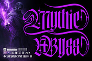 Marble Galaxy Typeface, a Blackletter Font by alit design (Thumbnail 17 of 20)