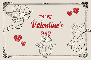 Vintage Valentine, Heart Svg, Retro