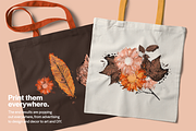 Stamped Prints of Leaves & Flowers, an Object Graphic by Yasir Ekinci (Thumbnail 12 of 14)