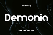 Demonia, a Sans Serif Font by riotama85 (Thumbnail 1 of 5)