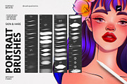 Portrait Brushes Pack for Procreate, a Brush Add-On by Spasibenko Art (Thumbnail 3 of 7)