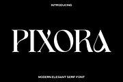 Pixora - Elegant Classy Serif, a Serif Font by Luna Shop (Thumbnail 1 of 8)